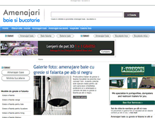 Tablet Screenshot of amenajari-baie-bucatarie.ro